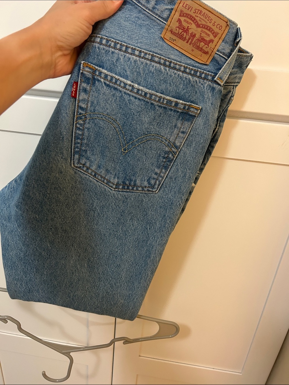 501 Levi straight leg high waist